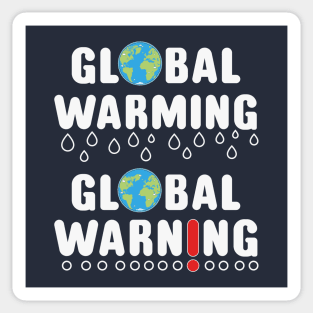 Global Warming Sticker